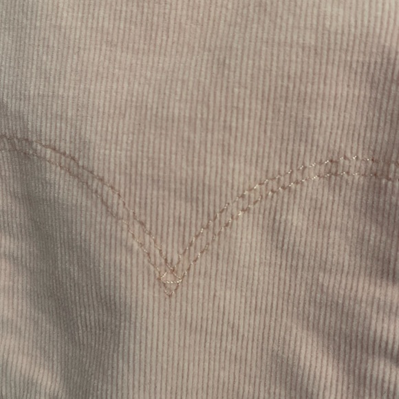 Levi’s 32x29 lite pink corduroy boot cut pants women’s used 725 - Picture 2 of 10